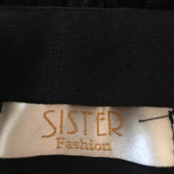 Sister Fashion Tulle Midi Skirt in Black polka dots Size Small - Picture 2 of 9